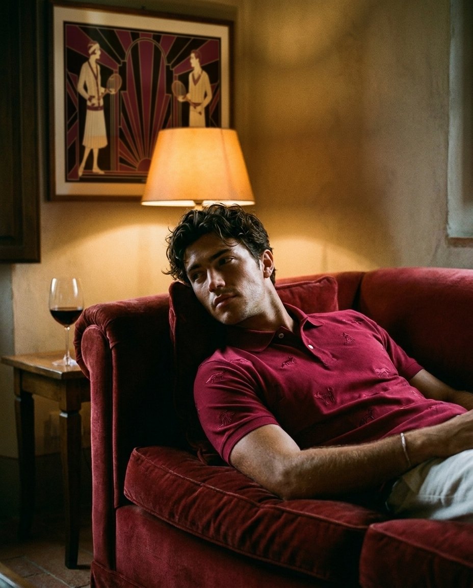 The crimson fox polo